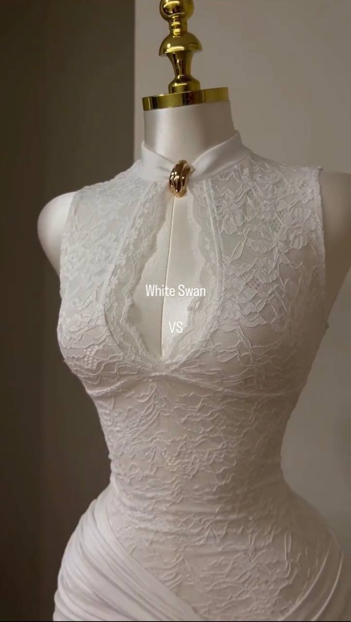 🖤 ROBE DE NUIT EN DENTELLE 🤍