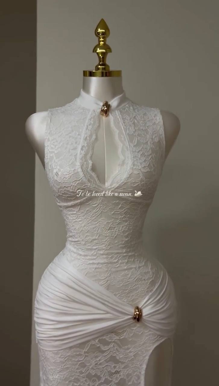 🖤 ROBE DE NUIT EN DENTELLE 🤍