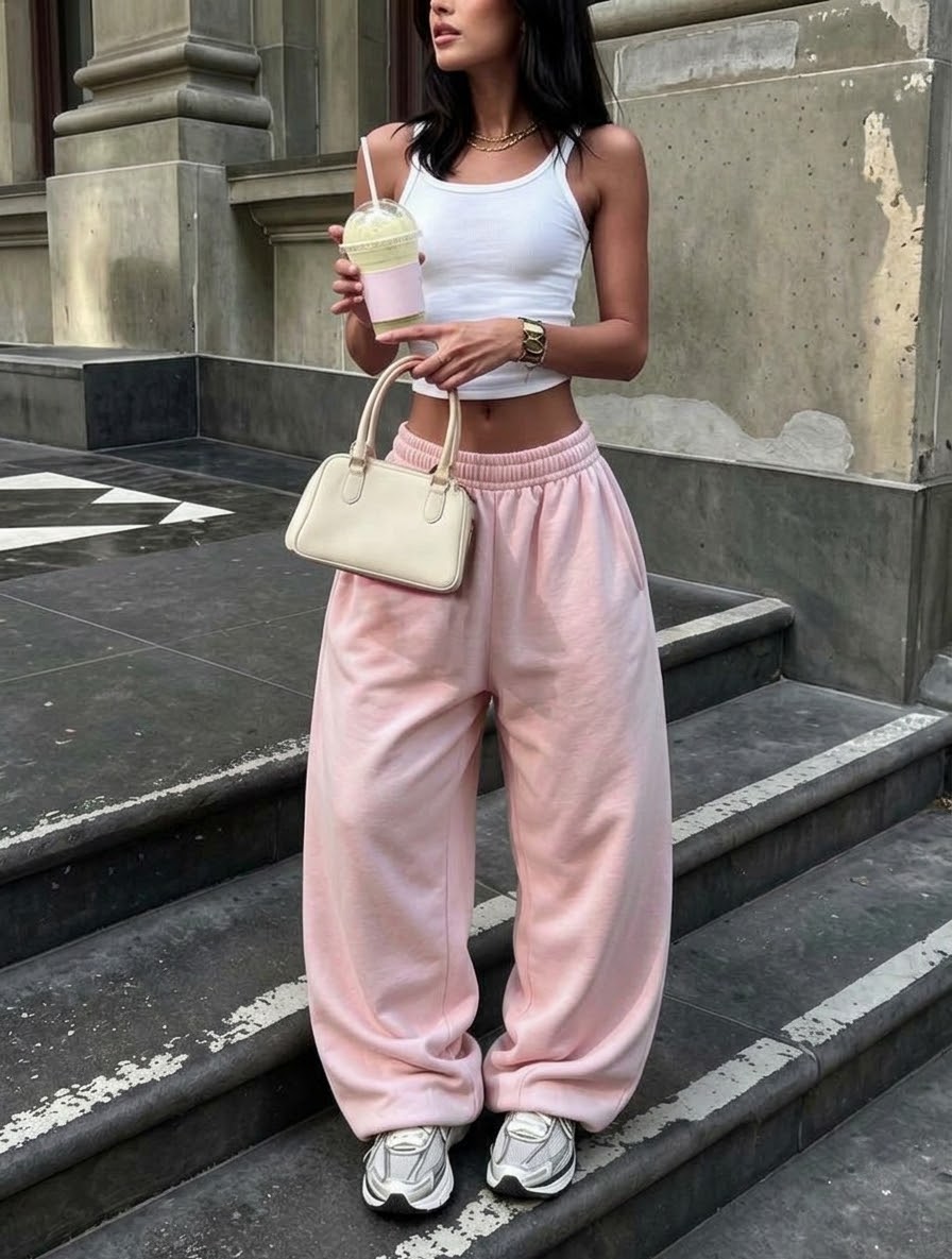🎀 PANTALON BAGGY PINK
