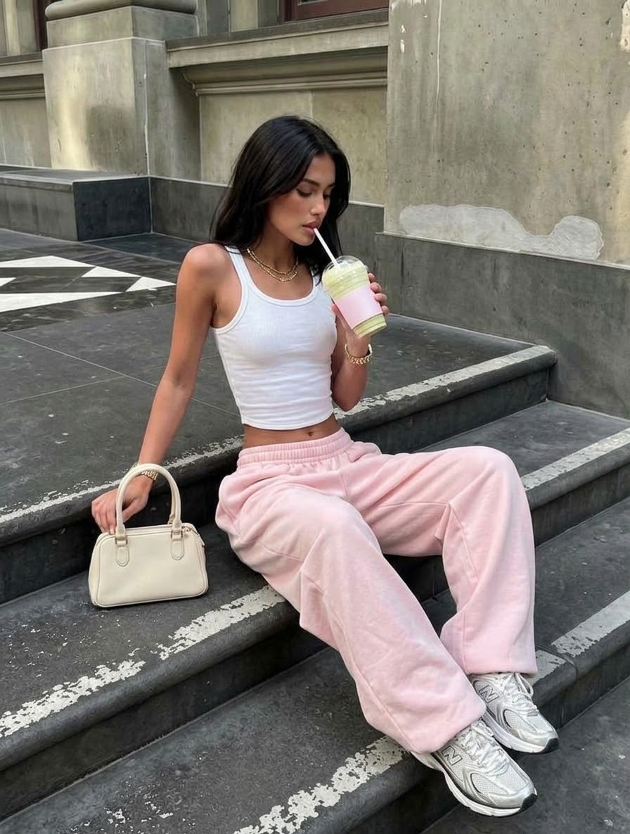 🎀 PANTALON BAGGY PINK