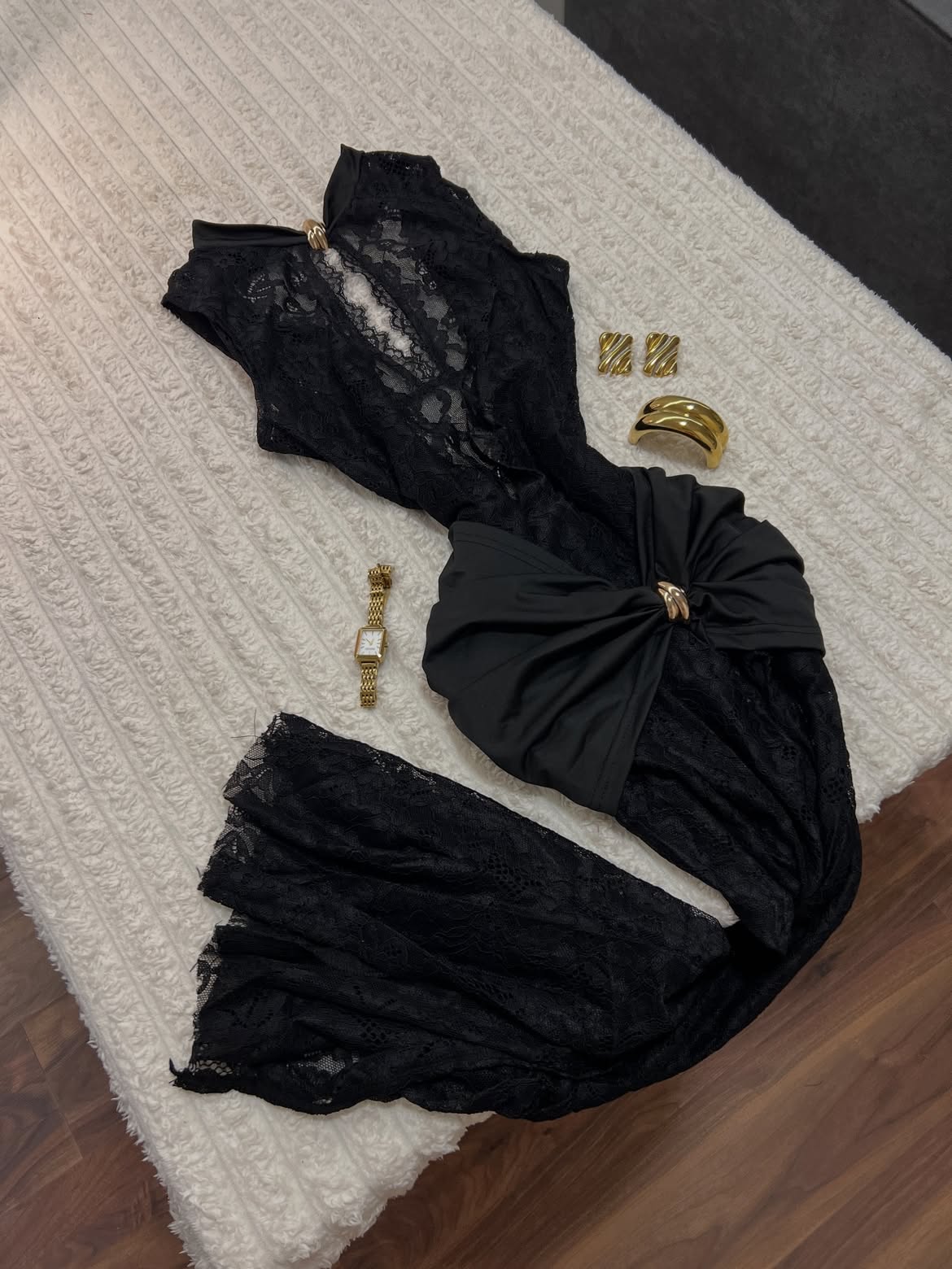 🖤 ROBE DE NUIT EN DENTELLE 🤍